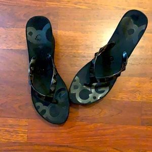 BCBG wedge sandals